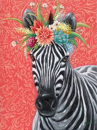 Zebra girl 70 x 100 cm 2019-I10086